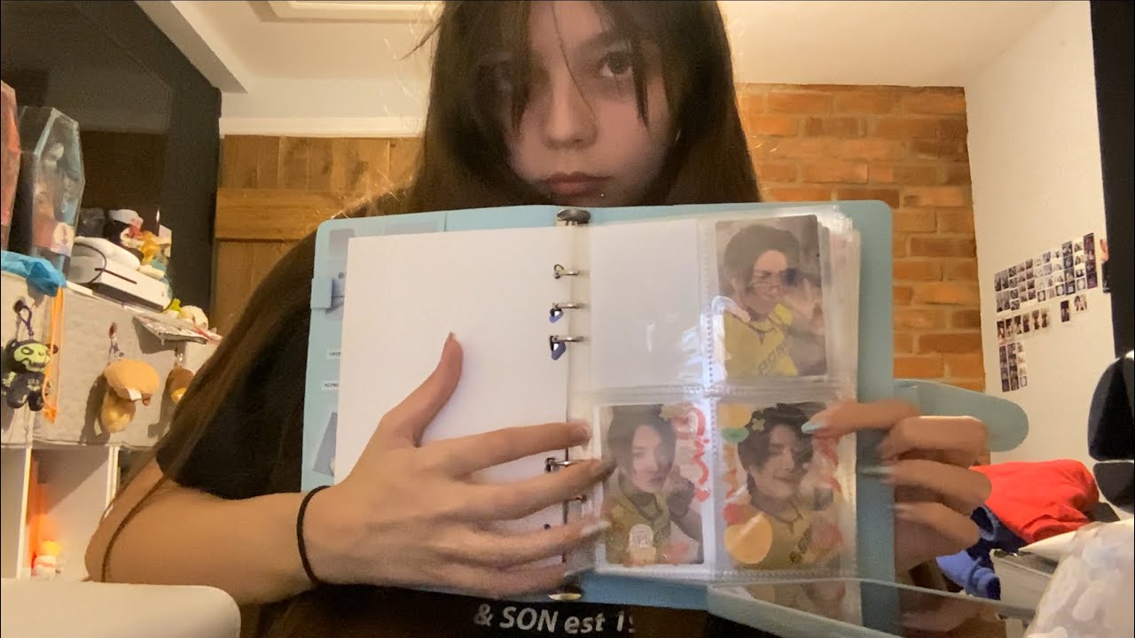 Kpop binder asmr :) (photocards, toploaders )