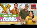Learning about animals  visting the wild life command center christian baby  toddlers