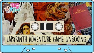 LABYRINTH THE ADVENTURE GAME BOOK UNBOXING - Labyrinth book from River Horse