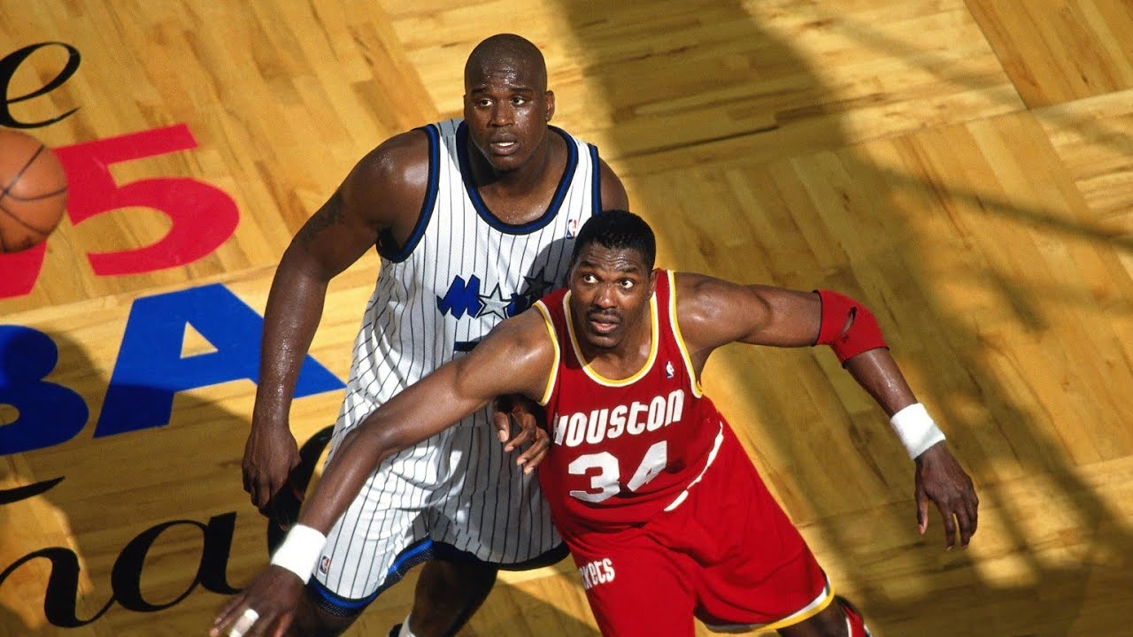 Hakeem Olajuwon vs. Shaquille O'Neal - FULL 1995 NBA Finals BATTLE! (Games 1-4)