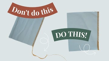 5 Ways to Deal With Your Serger Tails