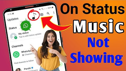 Fix WhatsApp Music Option Not Showing Problem  Solved | WhatsApp New Features - Add Music On Status