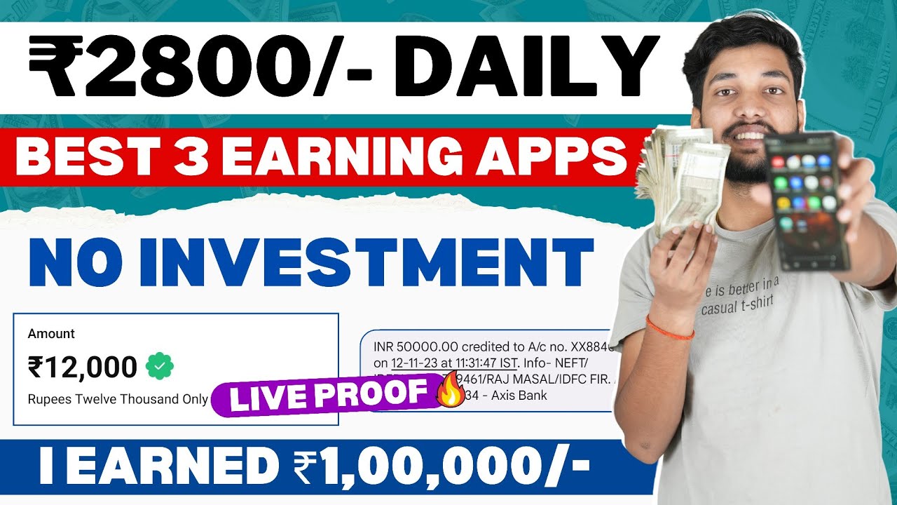 The best app to earn money  Online earning application  Earning applications  App monetization without investment