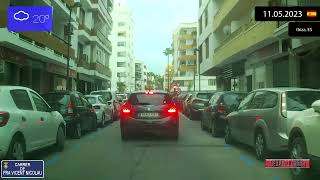 Driving Through Ibiza (Spain) 11.05.2023 Timelapse X4