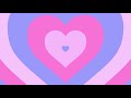 Soft Blue and Pink Ending Heart Background Scene [1 HOUR LOOP]