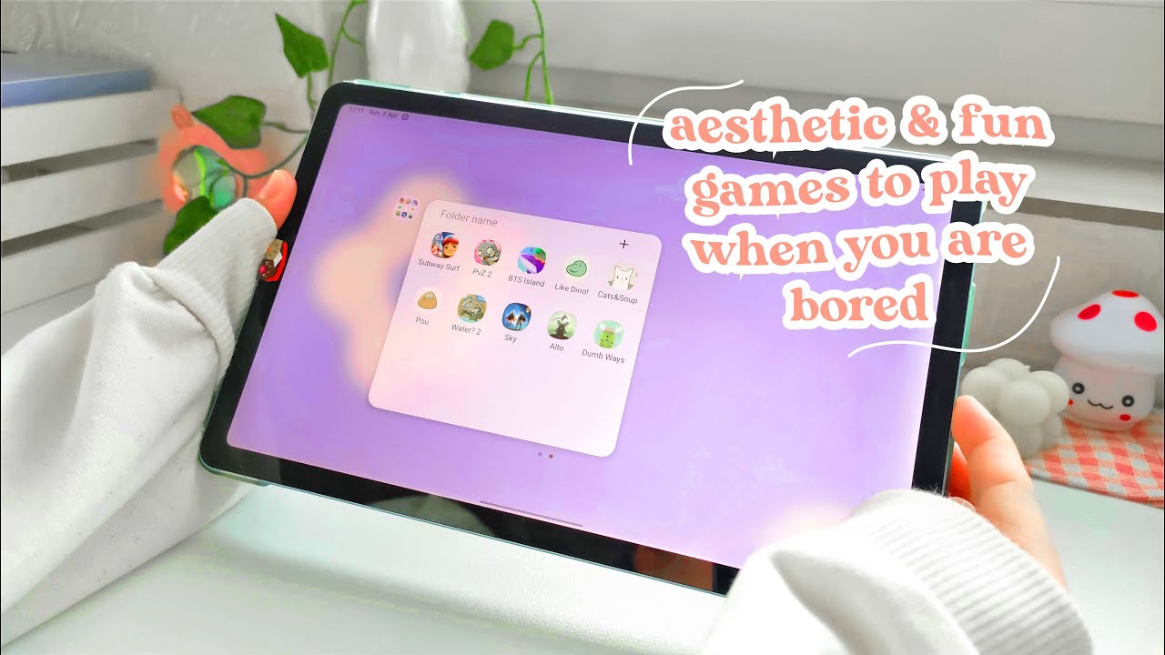 aesthetic and fun games to play when you are bored ☁ cute & comfy