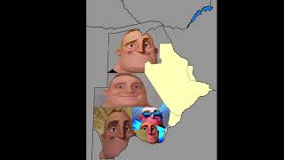 Mr Incredible becoming Canny Mapping (You live in Botswana) #shorts