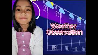 My Weather Observation Report