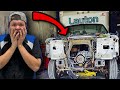 We fix my dads work van with brand new engine