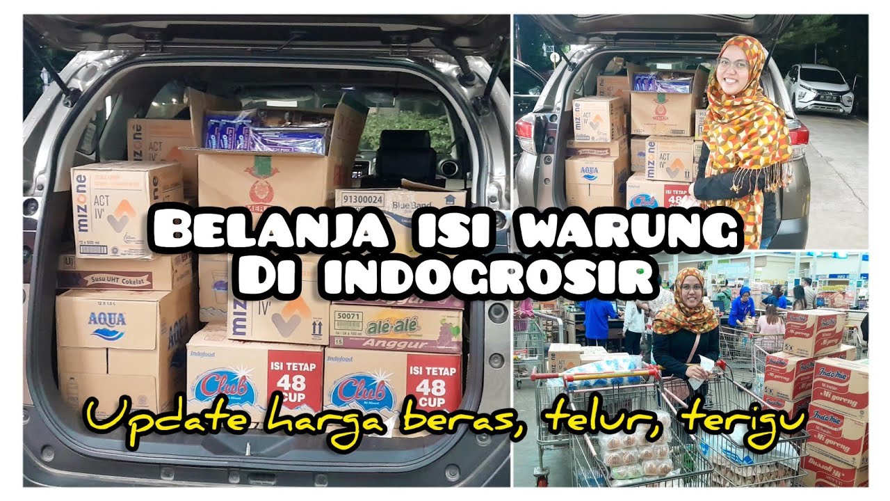BELANJA ISI WARUNG DI INDOGROSIR • BELANJA HEMAT • UPDATE HARGA SEMBAKO TERKINI • @TOKO CEMERLANG