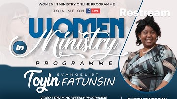 THE APPLE OF HIS EYE PART 3 II WOMEN IN MINISTRY WEEKLY PROGRAM 20-11-25 #toyinesofatunsin