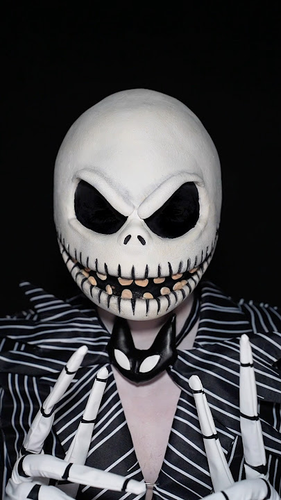 Jack Skellington makeup transformation/tutorial SFX | The Nightmare Before Christmas