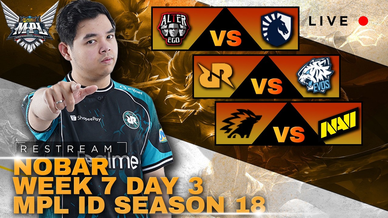 RESTREAM MPL ONIC VS NAVI  | top up nya di r7store.id #mlbbidcreator