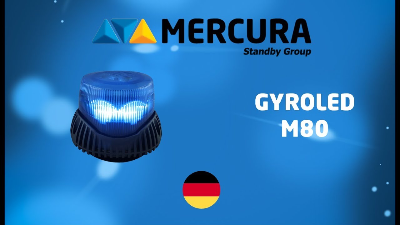 Standby GyroLED M80 Kennleuchte gelb/blau –