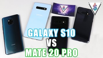 Samsung Galaxy S10 vs Huawei Mate 20 Pro (Ultrasonic vs Optical Fingerprint & Face unlock compared)