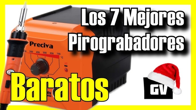 45pcs Kit Pirograbador de Madera,Preciva Kit Pirograbdores Electrico 60W  Temperatura Regulable entre 200° …