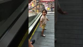 Pretending To Skateboard On An Inclined Walkalator