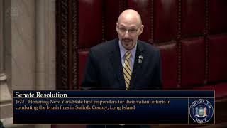 Nys Senator Dean Murray Honors First Responders With Resolution J573