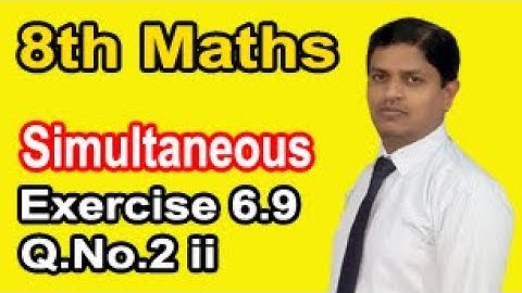 Class 8 Mathematics solution Chapter 6 Exercise 6.9 Question 2 ii Punjab Board Maths by Sir Murtaza