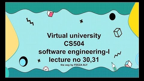 Cs504 lecture no 30,31detailed/highlighted /conceptual
