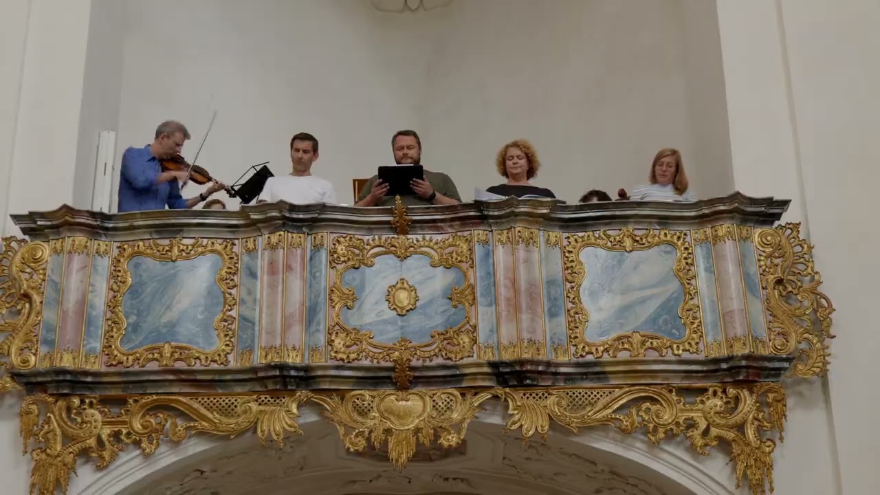 Vokalensemble larynx und Capricornus Consort Basel bei Musik in der Klosterkirche.