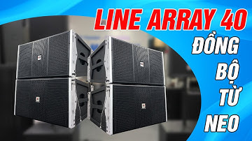 Loa line array 40 đồng bộ từ neo về Thanh Hóa - Điện Máy RUBY