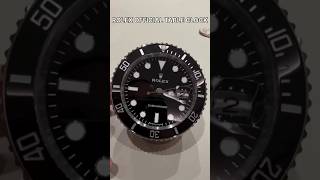 Official Rolex Table Clock 10K Submariner Quartz Masterpiece