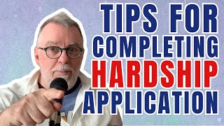 Tips When Completing Hardship Accommodation Application