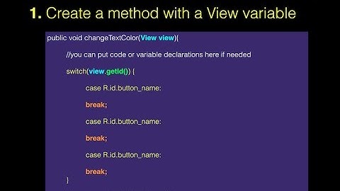 Multiple Button Click events in Android Stuidio - How to