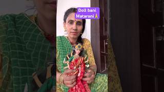DIY Navratri Special / How ready maa durga getup for girl / Ghamu Saran #shorts #navratri screenshot 5