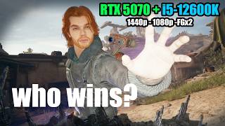 RTX 5070 + i5 12600k Vs Jedi Survivor