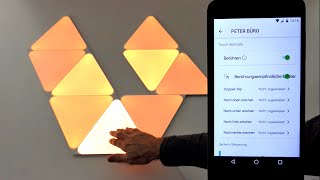 Unboxing Nanoleaf Shapes Dreiecke Teil 1 - Leuchtobjekt, Lichtsystem, Inbetriebnahme, Bedienung, App