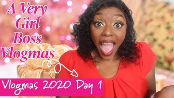 Vlogmas 2020 Day 1 | A Very Girl Boss Vlogmas | Intro Video