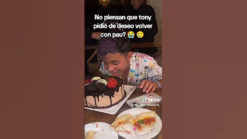 NO PIENSAN QUE TONY PIDIÓ DE DESEO VOLVER CON PAU 