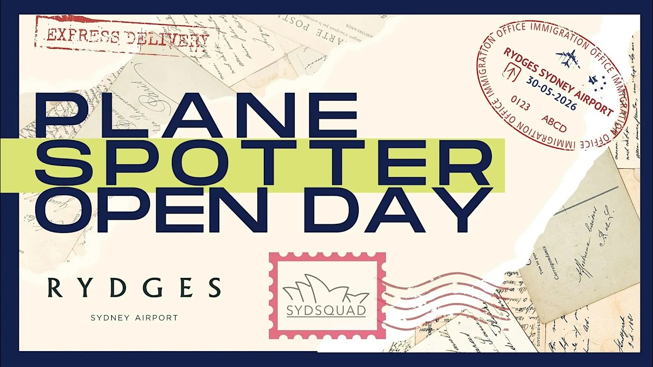 🔴 Members Only - Rydges Sydney Airport Plane-Spotter Open Day with ...