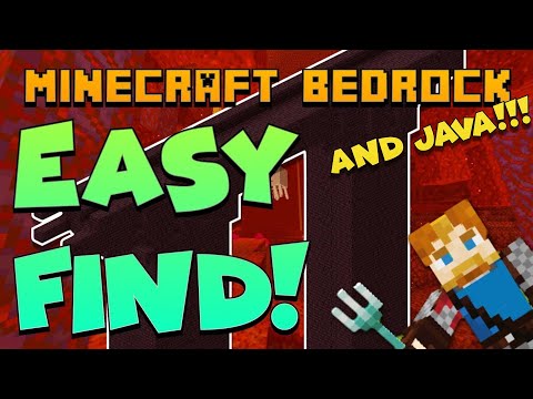 How to Find a Nether Fortress in Minecraft 1.19 | How to Find Nether Wart! [Minecraft Bedrock]