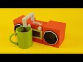 Stop motion cooking ASMR - Make radio doughnuts from paper ラジオドーナツ丨Meng&#39;s Stop Motion