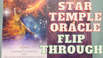 Star Temple Oracle Deck Flip Through