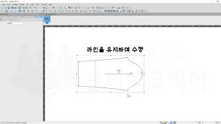 Optitex(옵티텍스)패턴캐드-Extend in parallel(평행하게 연장) 아이콘