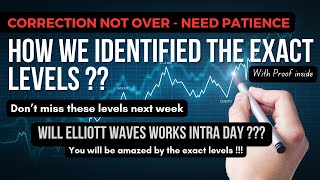 Correction not yet over - See how exactly we predicted the levels during this week (Multiple times)