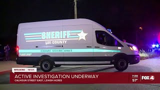 LCSO on scene of investigation on Calhoun Street East in Lehigh Acres