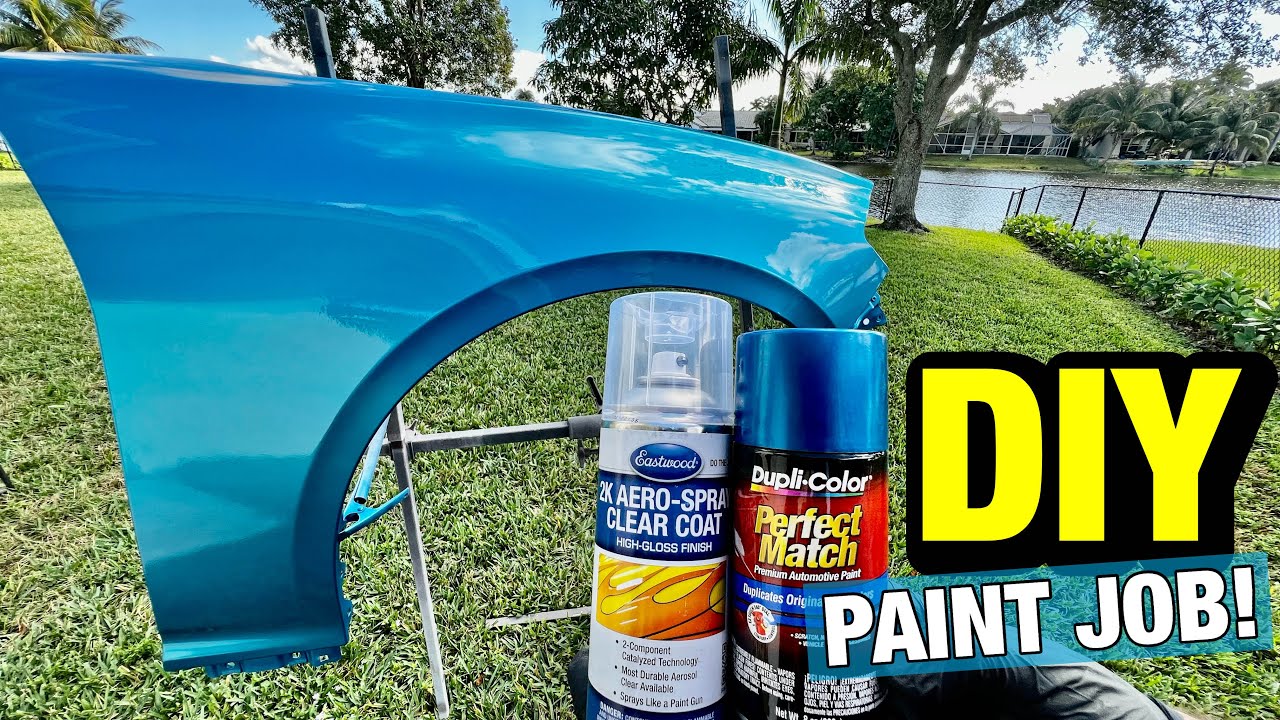 How to clear coat better with spray cans 