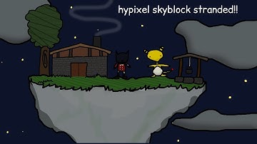 one idiot plays stranded and farms for eternity (Hypixel Skyblock)