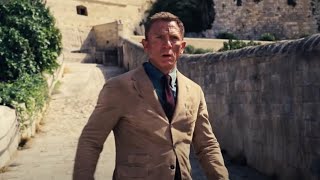 No Time To Die 2021 - Daniel Craig - James Bond 007 - Chase Through Matera Bridge Jump - Rescore