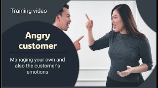 Dealing with or handling angry customers  Moment of truth