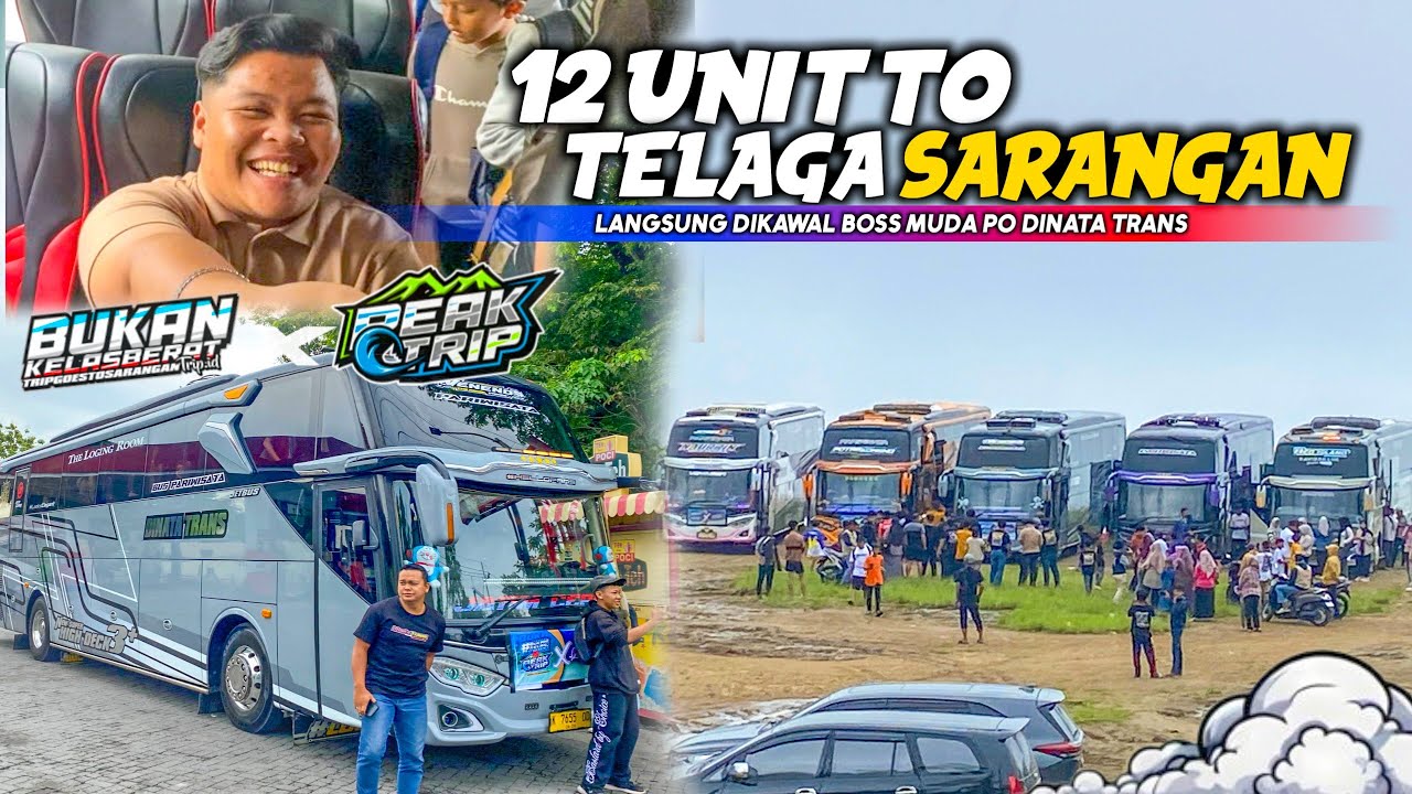 12 UNIT BUS EXPLORE TO TELAGA SARANGAN MAGETAN 🚀🚀 || TRIP BUKAN KELAS BERAT X PEAK TRIP 