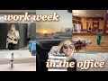WORK WEEK IN MY LIFE VLOG | first time in the office, my 8-5 schedule