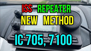 ISS repeater ic 7100, ic 705 Demo!