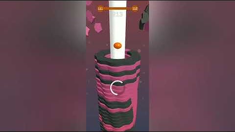 Stack Ball Level 111 | Blast Through Platforms | A4 Tech Live