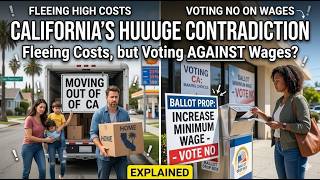 California's Huge Contradiction: Fleeing High Costs but Voting NO on Higher Wages